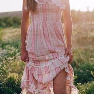 Christy Dawn The Violet Dress in Amaryllis Plaid
